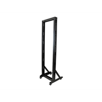 2-Post Server Rack with Casters - 42U