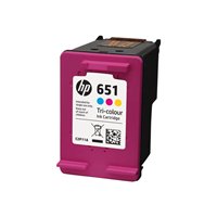 HP 651 Inkt Cartridge Drie-kleuren HP 651 Inkt Cartridge Drie-kleuren