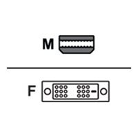 Mini-DisplayPort To Sgl-Link DVI-D