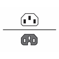 1m PwrCbl PDU t/SwtchIEC C14M-IEC C15F 1m PwrCbl PDU t/SwtchIEC C14M-IEC C15F