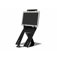 R-Go Riser Duo Tablet en Laptop standaard verstelbaar zwart R-Go Riser Duo Tablet en Laptop standaard verstelbaar zwart