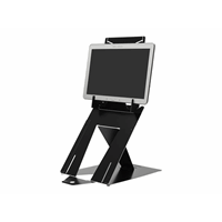 R-Go Riser Duo Tablet en Laptop standaard verstelbaar zwart