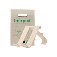 Treepod Bio-based Multistd adjtbl white Treepod Bio-based Multistd adjtbl white