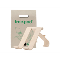 Treepod Bio-based Multistd adjtbl white