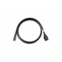 6 locking cables 2.0M black IEC C-14/13