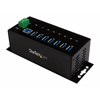 7 Port Industrial USB 3.0 Hub - Metal