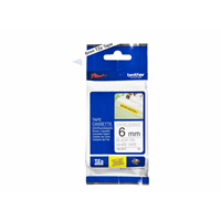 Tape/6mm black on white f P-Touch TZE