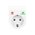 surge protector with power and protected surge protector with power and protected