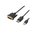 Modular DVI and DP Dual Head Host Cable Modular DVI and DP Dual Head Host Cable