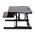 Corner Sit Stand Desk Converter 35x21in
