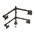 Desk Mount Quad Monitor Arm - Steel Desk Mount Quad Monitor Arm - Steel