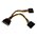 6in SATA Power Y Splitter Cable M/F