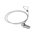 NOTEBOOK LOCK NUMBER 1.5 METER. 1 stk NOTEBOOK LOCK NUMBER 1.5 METER. 1 stk