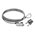 Wedge laptop lock with 2 keys 2.0m Wedge laptop lock with 2 keys 2.0m