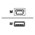 PC-USB cable (with strain relief) - Equivalent to QL USB cable AT17010-1 PC-USB cable (with strain relief) - Equivalent to QL USB cable AT17010-1