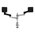 Zepher 4 C2 Dub. Monitor arm Desk mount Zepher 4 C2 Dub. Monitor arm Desk mount