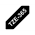 TZE365 tape white on black