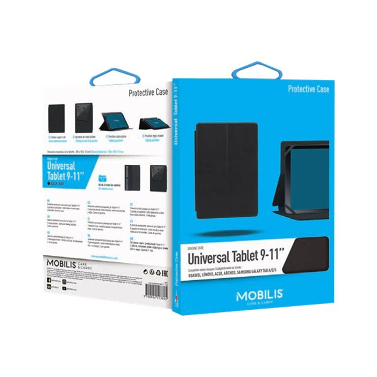 Origine Folio Case Universal 9-11i - Black hard shell - Access to all ports features and functions Origine Folio Case Universal 9-11i - Black hard shell - Access to all ports features and functions